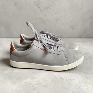 Kodiak Gray Low Top Sneakers Women 8.5 EU 39 Casual Minimalist Shoes Preppy